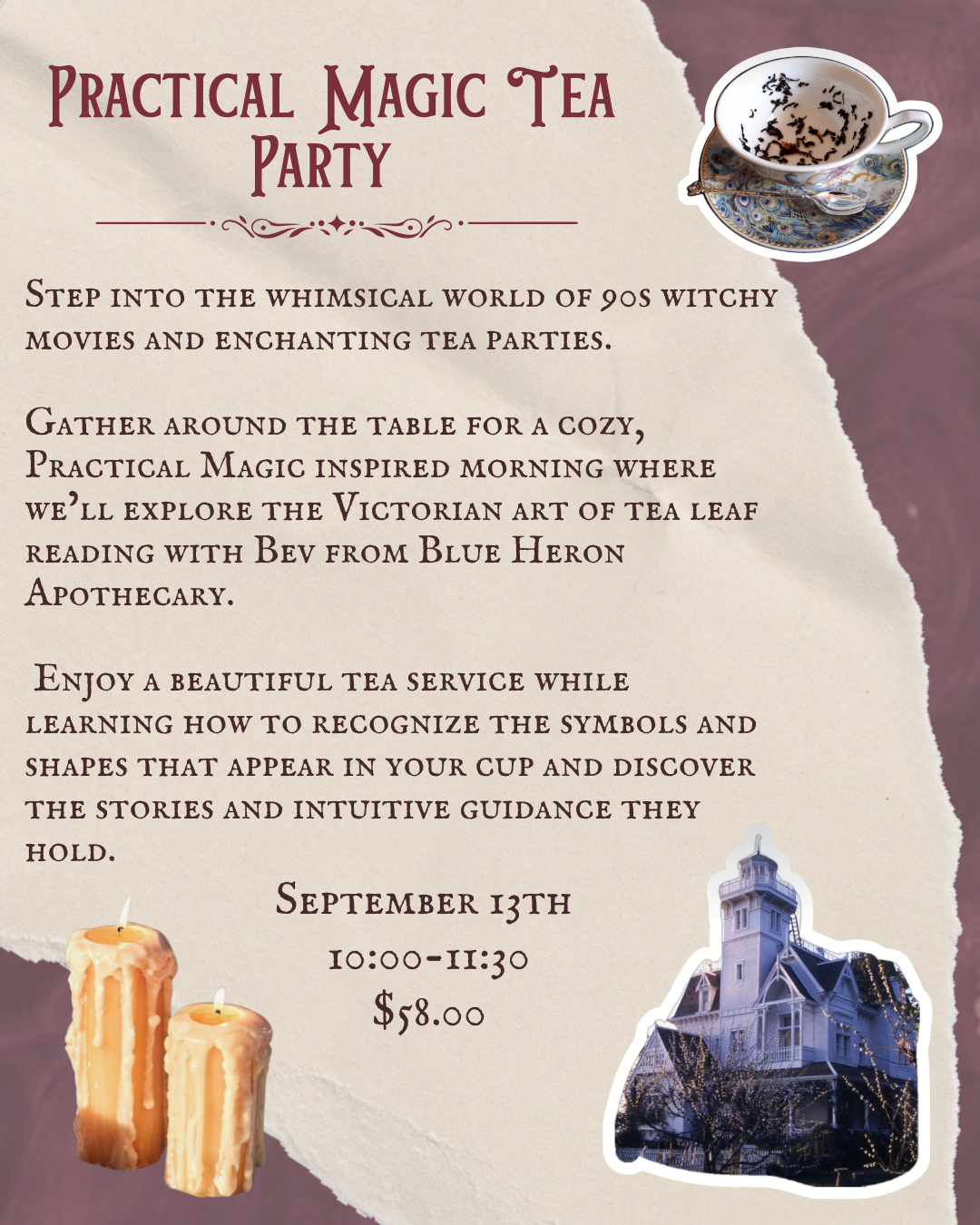 Practical Magic Tea Party – 09.13.2026