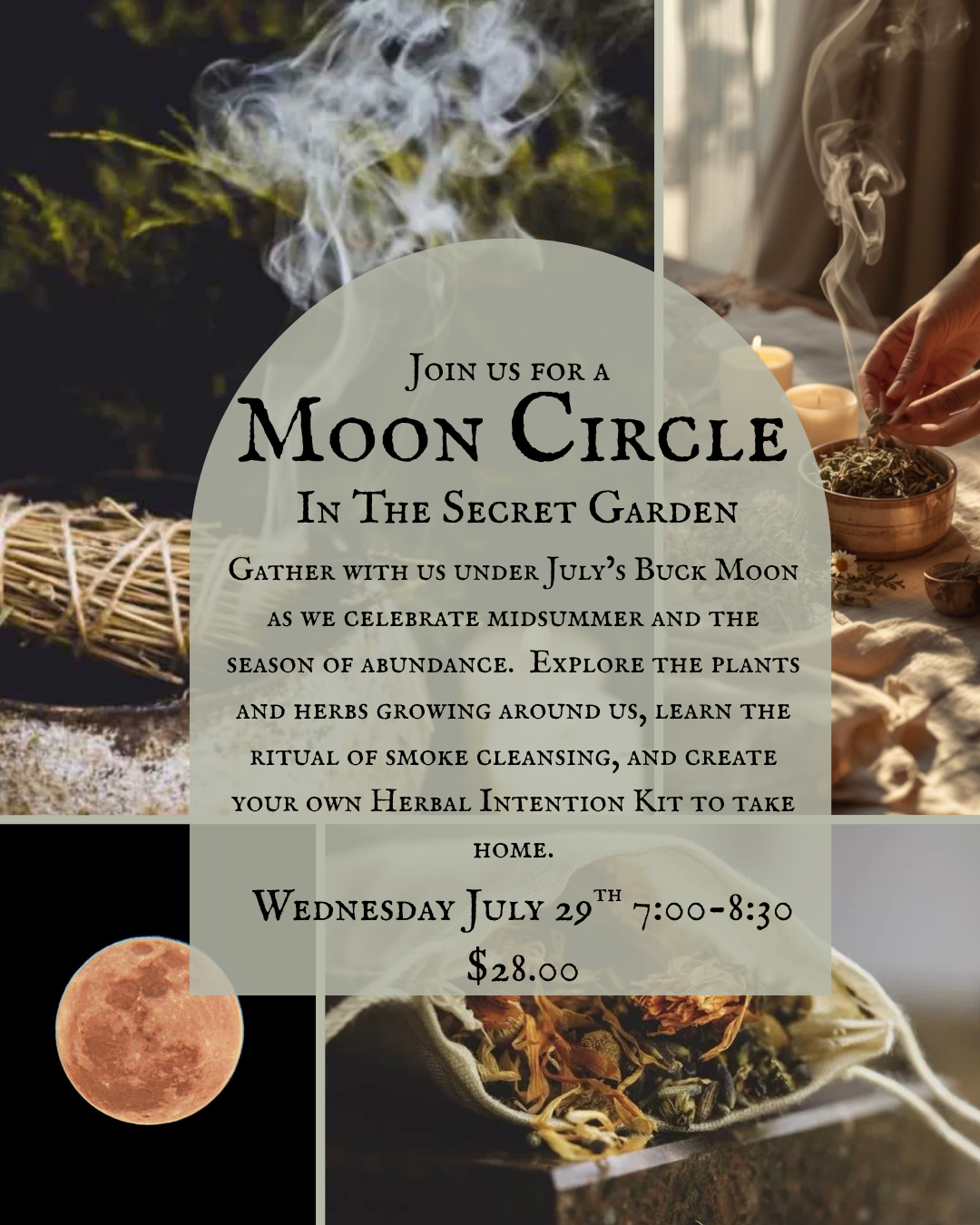Full Moon Circle (Buck Moon)